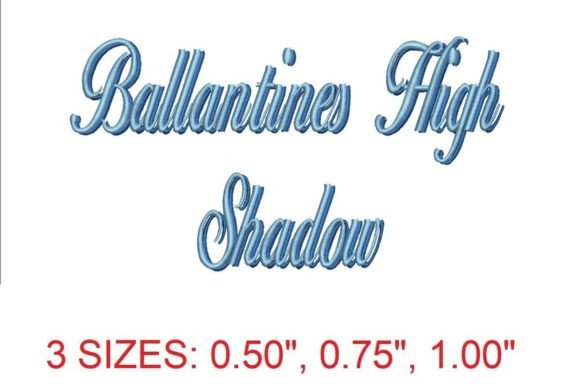Ballantines High Shadow Font for Boutique Apparel