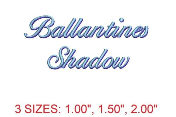 Ballantines Shadow Font: Craft Fair Review