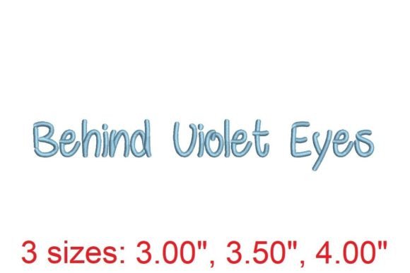 Behind Violet Eyes Font: A Boutique Sweatshirt Review