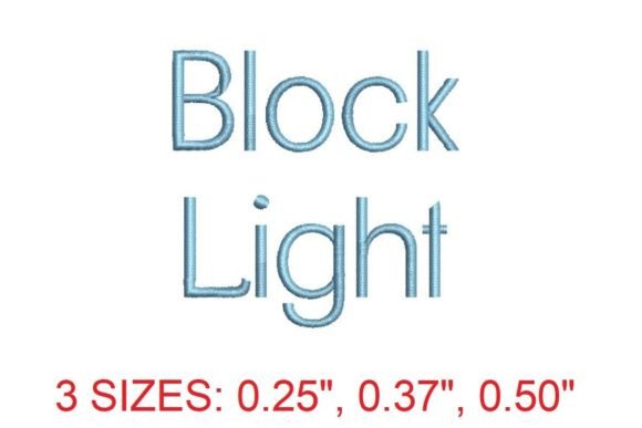 Block Light Embroidery Font: A Seasonal Designer Review