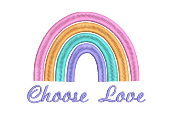 Choose Love with Rainbow: Sweatshirt Design Review