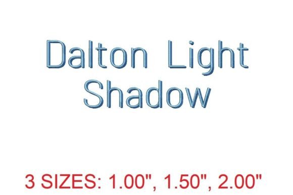 Dalton Light Shadow Font: A Craft Fair Review