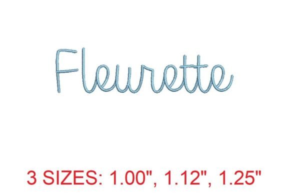 Fleurette Embroidery Font: A Designer’s Stitch Test