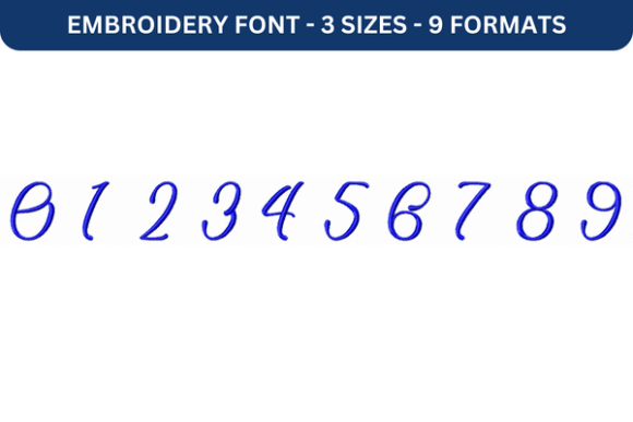 Lovely Home Font Numbers: An Embroidery Review