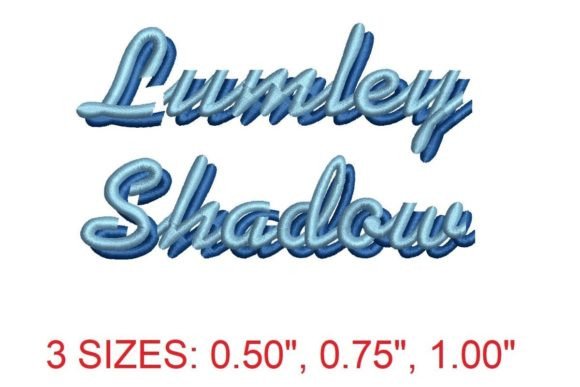 Lumley Shadow Font: An Embroidery Designer Review