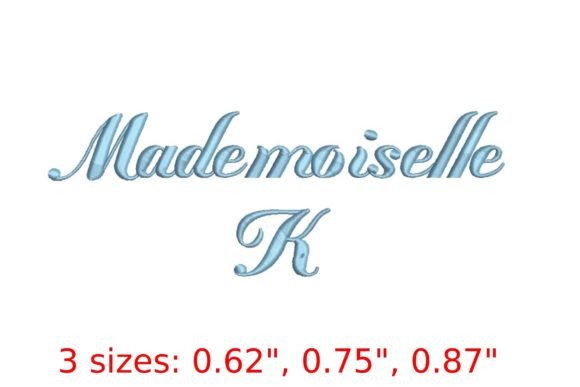 Mademoiselle K Font: Elegant Personalized Gifts