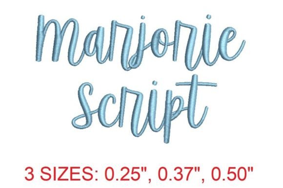 Marjorie Script: Elegant Embroidery Font Review