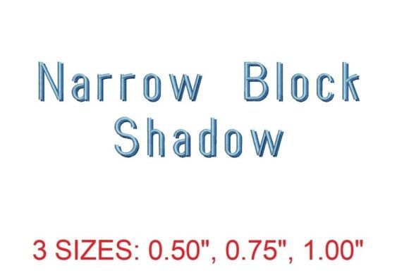 Narrow Block Shadow Font: A Holiday Staple