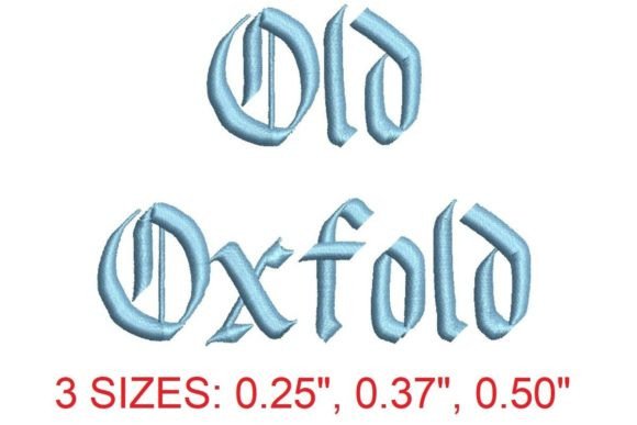 Old Oxford Embroidery Font: A Designer’s Review