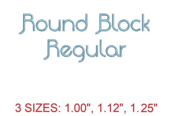 Round Block Regular Font: Soft Precision for Gifts